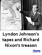 Tapes of Lyndon Johnson’s phone calls reveals he caught Richard Nixon sabotaging the Vietnam peace talks by sending word to Saigon that it would get better terms if Humphrey lost and Nixon took office. As the 1968 election approached, Nixon feared that Johnson would try to help the Democratic nominee,VP Hubert Humphrey, by staging an October surprise. When LBJ announced to the nation, just days before the election, he was halting the bombing of North Vietnam, Nixon's fears were realized. 